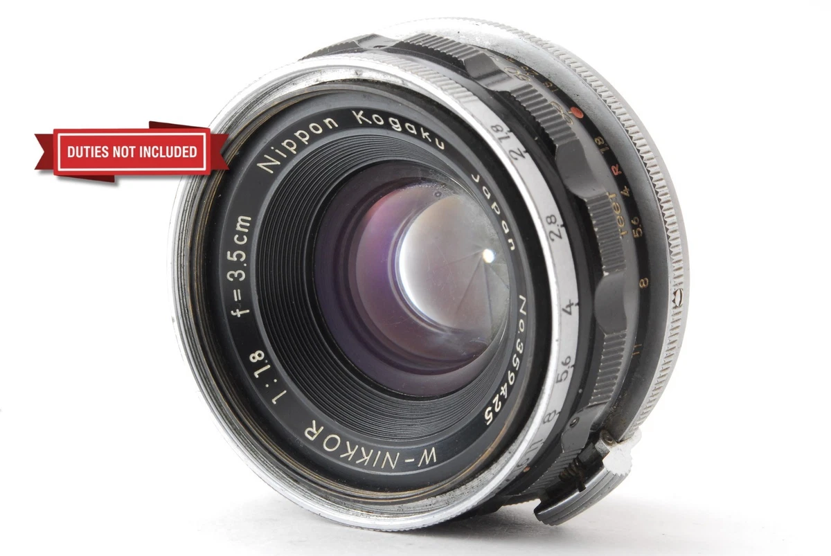 Nikon NIKKOR W f/1.8 Camera Lenses for sale | eBay