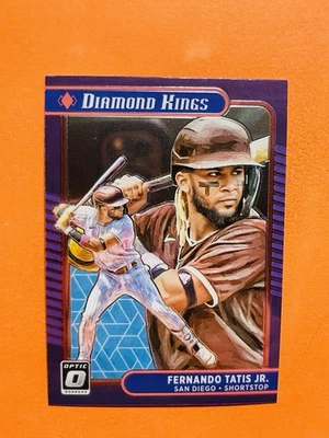 2021 Panini Donruss Optic Diamond Kings Fernando Tatis Jr #27 Padres - Image 1 of 2