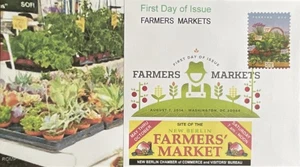 Romp Cachets 4915 Mercados de Agricultores Nuevo Berlín Wisconsin DCP - Imagen 1 de 1