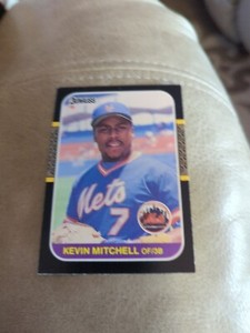 KEVIN MITCHELL 1987 DONRUSS Rookie # 599 NEW YORK METS