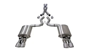 Corsa 3" Valved Cat Back Xtreme Twin Exhaust System Fits 18 - 23 Ford Mustang GT - Picture 1 of 10
