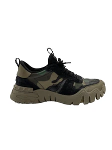 Valentino Men's Green and Black Camouflage "Rockrunner Plus" Sneakers Size EU 45 - Picture 1 of 5