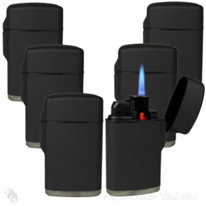Sturmfeuerzeug Turbo Feuerzeug Outdoor BLACK RUBBER 1-5 Stk JET FLAME Torch - Bild 1 von 4