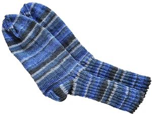 Handgestrickte Socken aus Sockenwolle - individuell - warme Strümpfe - Gr. 40/41 - Bild 1 von 2