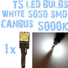 N° 1 bec LED T5 Alb 5000K SMD 5050 Faruri Angel Eyes DEPO FK 12v 1A2AIT 1A2.A.II