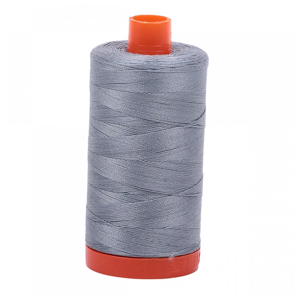 Aurifil Mako Cotton Thread Solid 50wt 1422yds Light Blue Grey - Image 1 of 1