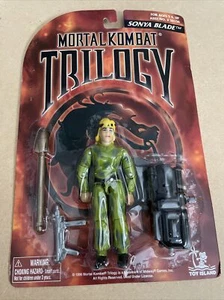 NIP 1996 Toy Island Mortal Kombat Trilogy Sonya Blade - Picture 1 of 2
