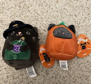 SQUISHMALLOWS 5" Calio Pumpkin Cat Plush Halloween - Picture 1 of 3