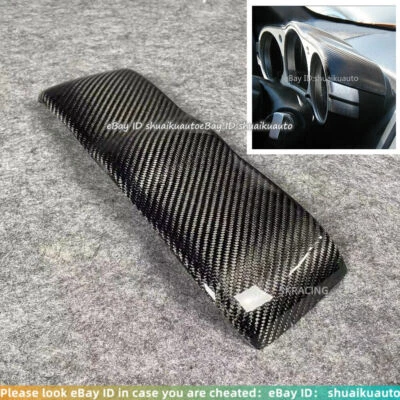For Nissan 350Z Car Real Carbon Fiber Speedmeter Cover Interior Dashboard Trim Foto 1 de 4