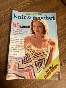 Rivista Vintage Mon Tricot - Maglia e Uncinetto 1974 - Foto 1 di 1
