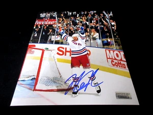Mark Messier New York Rangers handsigniertes 8x10 Foto mit COA 🔥 - Bild 1 von 2