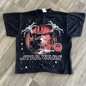 VIntage 97 Star Wars Episode I Shirt Phantom Menace Anakin Sebulba Race Youth L - Picture 1 of 5