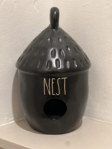 Rae Dunn by Magenta Black Nest Acorn Birdhouse - Artisan Collection by Magenta Cover