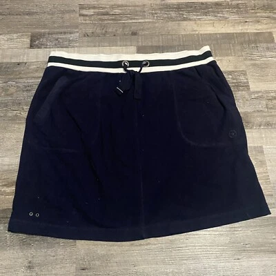 Falda Para Mujer Converse All Star Talla L Azul Marino Corta 2 Bolsillos Traseros Cordón Foto 1 de 4