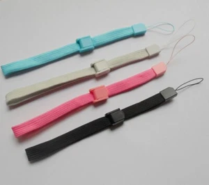 Black+Grey+Pink+Blue Wrist Strap with Buckle for Wii Wii U Remote Control A200 - Picture 1 of 5