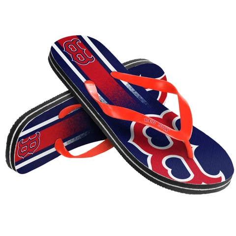 Boston Red Sox MLB Unisex Gradient Flip Flops, 5 Sizes, FREE SHIP Cover