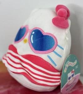Squishmallows Strand HELLO KITTY in Herz Sonnenbrille & Badeanzug Plüsch 7 Zoll - Bild 1 von 6