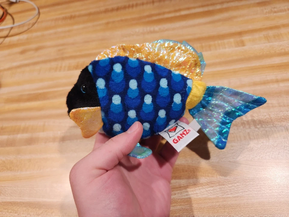 Ganz Lil'kinz Blue Triggerfish Beanbag Peluche Pez HS526 SIN CÓDIGO Foto 1 de 4