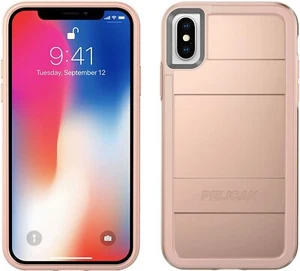 Pelican iPhone X Case | Protector iPhone X Case (Metallic Rose Gold) - Picture 1 of 6