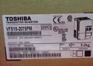 VFS15-2075PM NEW TOSHIBA Simple Panel, EMC, No Reactor VFS15-2075PM - Picture 1 of 1