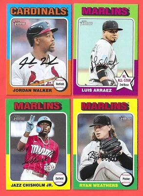 2024 Topps Heritage baseball - You Pick 'Em - Image 1 of 2