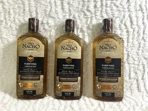 3x TIO NACHO ANTI-HAIR LOSS/ ANTI-CAIDA PURIFYING SHAMPOO 415ML EA. - Picture 1 of 4