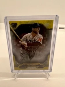 Lou Gehrig 2020 Topps triple hilo citrino #/75 - Imagen 1 de 1
