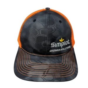Simplot Grower Solutions Snapback Trucker Hat Camouflage OS Mesh Back Richardson - Picture 1 of 9