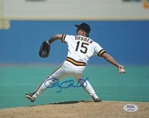 DOUG DRABEK Signed Autographed Auto 8x10 Photo Picture Pittsburgh Pirates PSA - Picture 1 of 3