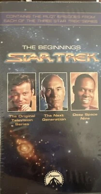 Star Trek: The Beginnings (VHS, 1994, 3-Tape Box-Set) TOS/TNG/DSP Pilots - Image 1 of 2