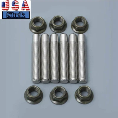 Exhaust Manifold Stud & Nut Kit For Subaru WRX STI Legacy Impreza Forester US Foto 1 de 4