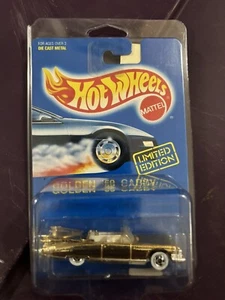 Hot wheels Mattel vintage golden Cadillac 59 Limited edition - Picture 1 of 3