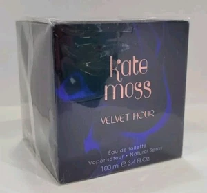 (1 WEEK SALE) Kate Moss Velvet Hour 100ml EDT Spray W NEW SEALED GENUINE RARE!!! - Picture 1 of 4