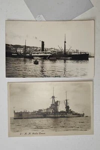 MILITARY NAVY-LOT OF 2 POSTCARDS-C46-194 - Picture 1 of 1