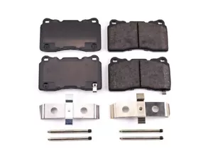 Powerstop Ceramic Brakes Pads + Pin Kit For 4 Piston Front Brembo CTS-V Calipers - Picture 1 of 2