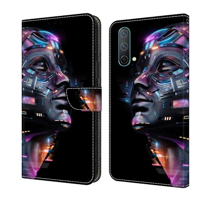 Flip Magnetic Leather Card Holder Wallet Case Cover For OnePlus 11 CE3 CE2 10T - Image 1 of 4