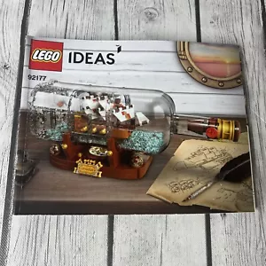 Lego Ideas Envío en Botella 92177 Manual Libro de Instrucciones Solo - Sin Legos - Imagen 1 de 2