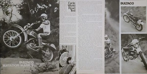 1974 Bultaco Matador Mark V 5 Motorcycle 5p test article - Picture 1 of 1