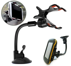 Soporte de clip de montaje de succión para parabrisas de coche flexible para Garmin Montana 680t GPS - Imagen 1 de 6