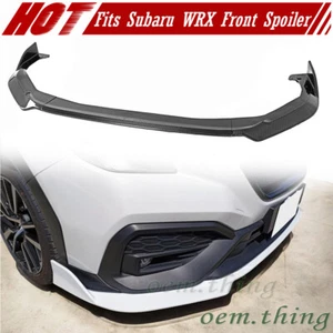 Carbon Fiber Fits Subaru WRX DTO Style Front Bumper Lip Chin Splitter Spoiler 25 - Picture 1 of 8