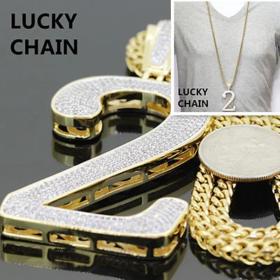 CADENA CAJA FRANCO 36" ACABADO ORO AMARILLO 14K BLING OUT NÚMERO 2g 2 Foto 1 de 4