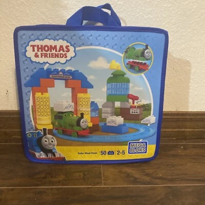 MEGA-Bloks  Thomas & Friends  SODOR WASH DOWN  New- Thomas The Train Blocks - Image 1 of 3