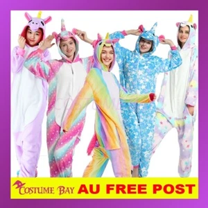 Adult Kids Olaf Fluro Unicorn Kigurumi Animal Onesie Pajamas Costume Sleepwear - Picture 1 of 241
