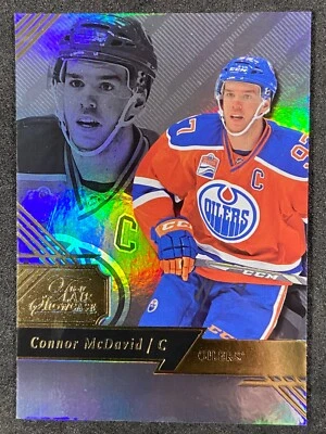 Connor McDavid 2nd Year R1 2016-17 Fleer Showcase Flair #11 Edmonton Oilers Foto 1 de 4
