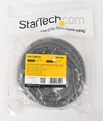 StarTech 25 Ft. DVI-D Dual Link Digital Video Monitor Cable M x M - Image 1 of 3