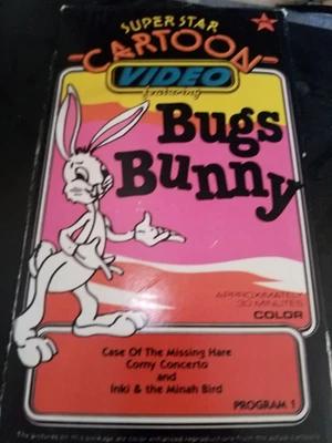 Bugs Bunny Superstar Video Cartoon VHS 1988 - Image 1 of 4