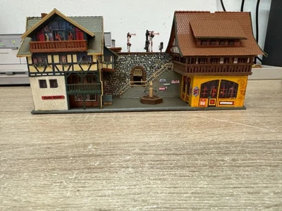 Faller H0 1713 Bâtiment Combi Kit "Malerwinkel" Bloc De Maisons En Bois - Photo 1/4