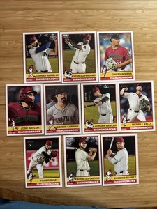 Arizona Diamondbacks 2025 Topps Heritage (10) Card Team Lot inc Corbin Carroll - Bild 1 von 1