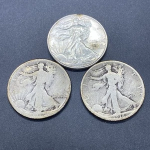 3! 🚨 1918 - 1942 - 1917? -Walking Liberty Silver Half Dollar United States Coin - Picture 1 of 8