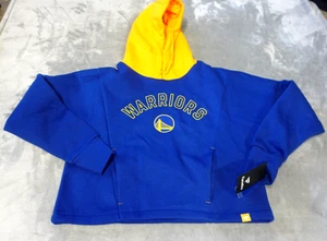 Golden State Warriors Women's XS Post Up Boxy Pullover Hoodie NWT - Picture 1 of 8